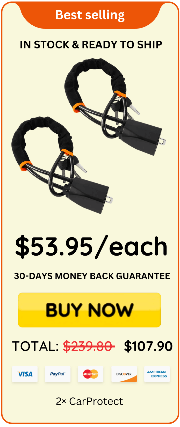 CarProtect Steering Wheel Lock offer price 